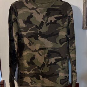 Camouflage Long Sleeve thermal Shirt